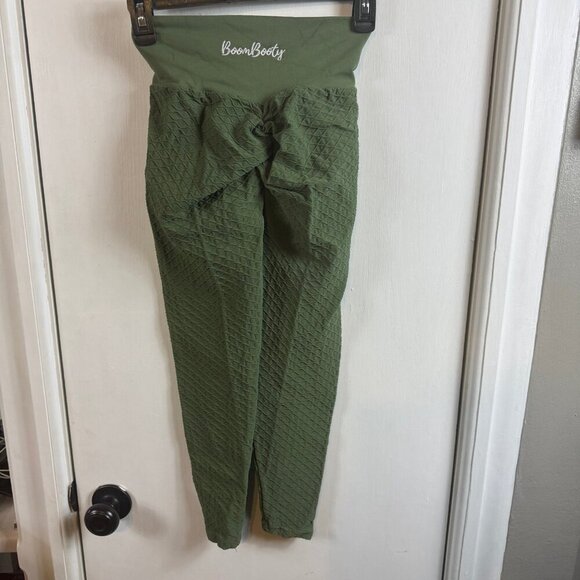 Boom Booty olive green Mulan Anti-Cellulite Leggings - Picture 7 of 10